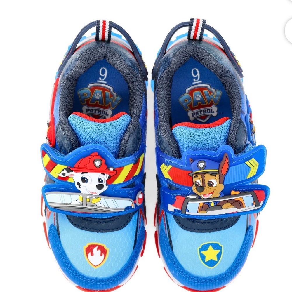 Paw Patrol Sneakers - Blue, Red, and Yellow